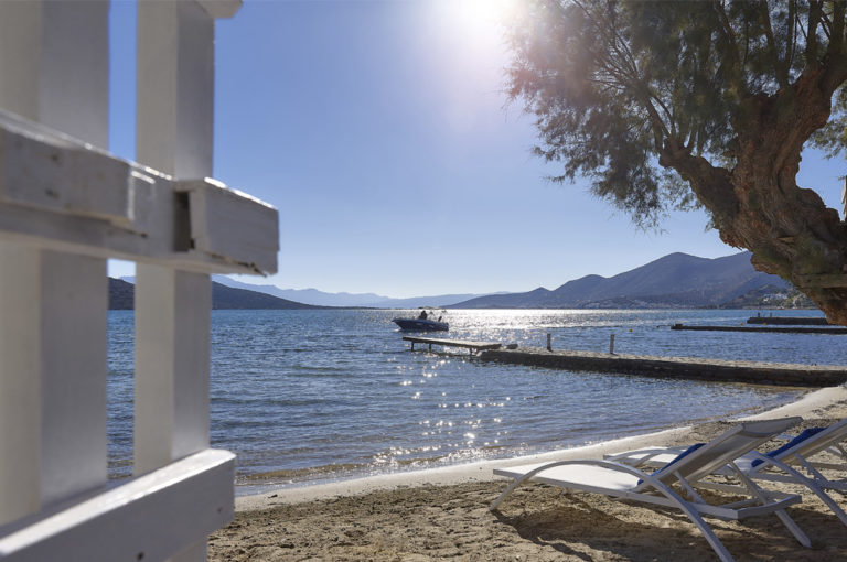 At the waterfront - Villa Anna, Luxurious Holiday House in Elounda, Crete